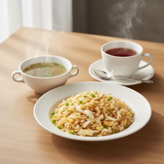 123. Dried Scallop and Egg White Fried Rice 瑤柱蛋白炒飯